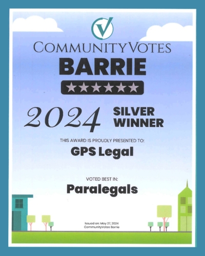 2024 Community Votes Silver Winner Paralegal